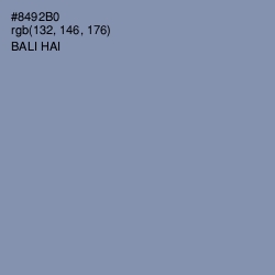 #8492B0 - Bali Hai Color Image