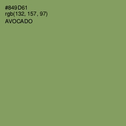 #849D61 - Avocado Color Image
