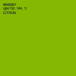 #84B801 - Citron Color Image