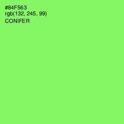 #84F563 - Conifer Color Image