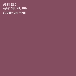 #854E60 - Cannon Pink Color Image
