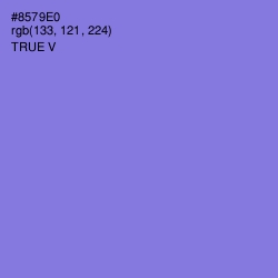 #8579E0 - True V Color Image