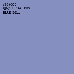 #8590C0 - Blue Bell Color Image