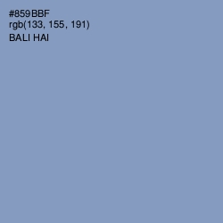 #859BBF - Bali Hai Color Image