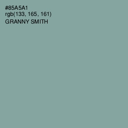 #85A5A1 - Granny Smith Color Image