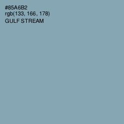 #85A6B2 - Gulf Stream Color Image