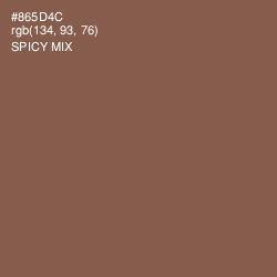 #865D4C - Spicy Mix Color Image