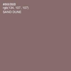 #866B6B - Sand Dune Color Image