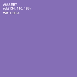 #866EB7 - Wisteria Color Image