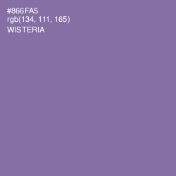 #866FA5 - Wisteria Color Image