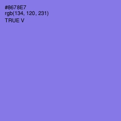 #8678E7 - True V Color Image