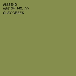 #868E4D - Clay Creek Color Image