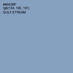 #86A0BF - Gulf Stream Color Image