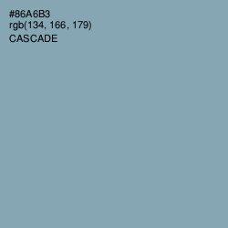 #86A6B3 - Cascade Color Image
