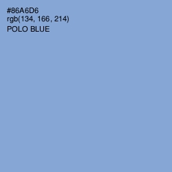 #86A6D6 - Polo Blue Color Image