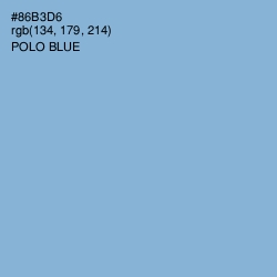 #86B3D6 - Polo Blue Color Image