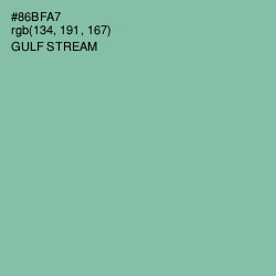 #86BFA7 - Gulf Stream Color Image