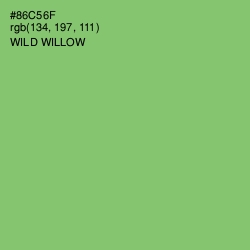 #86C56F - Wild Willow Color Image