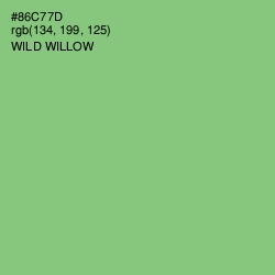 #86C77D - Wild Willow Color Image
