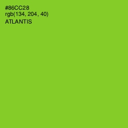 #86CC28 - Atlantis Color Image