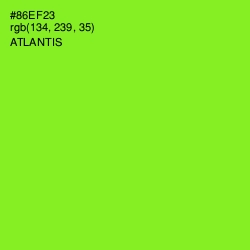 #86EF23 - Atlantis Color Image