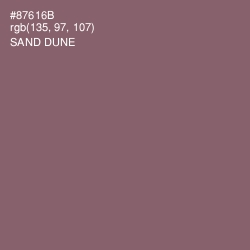 #87616B - Sand Dune Color Image