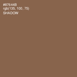 #87644B - Shadow Color Image