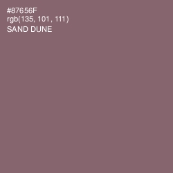 #87656F - Sand Dune Color Image