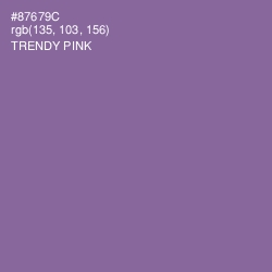 #87679C - Trendy Pink Color Image