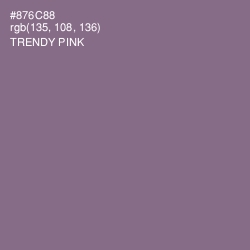 #876C88 - Trendy Pink Color Image