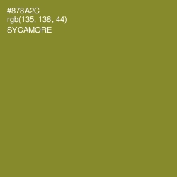 #878A2C - Sycamore Color Image