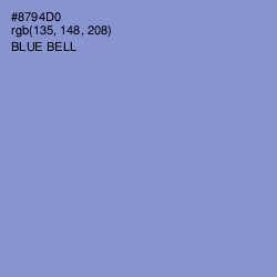#8794D0 - Blue Bell Color Image