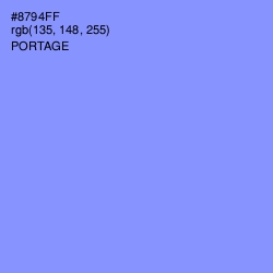 #8794FF - Portage Color Image