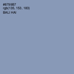 #8799B7 - Bali Hai Color Image
