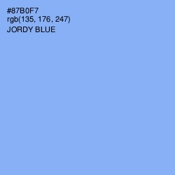 #87B0F7 - Jordy Blue Color Image