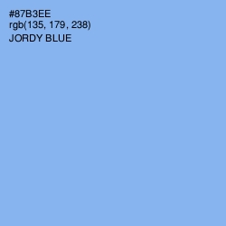 #87B3EE - Jordy Blue Color Image