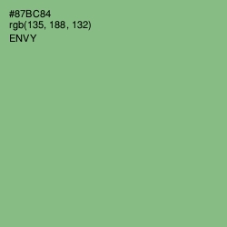 #87BC84 - Envy Color Image