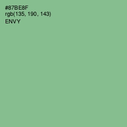 #87BE8F - Envy Color Image