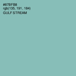 #87BFB8 - Gulf Stream Color Image