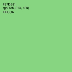 #87D581 - Feijoa Color Image