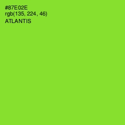 #87E02E - Atlantis Color Image