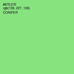 #87E37E - Conifer Color Image
