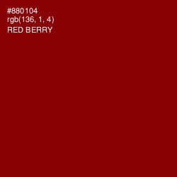 #880104 - Red Berry Color Image