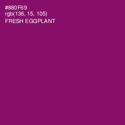 #880F69 - Fresh Eggplant Color Image