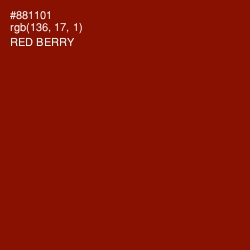 #881101 - Red Berry Color Image