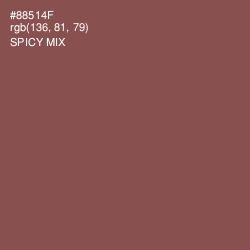 #88514F - Spicy Mix Color Image
