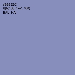 #888EBC - Bali Hai Color Image