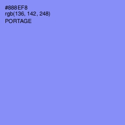 #888EF8 - Portage Color Image