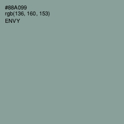 #88A099 - Envy Color Image