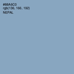 #88A6C0 - Nepal Color Image
